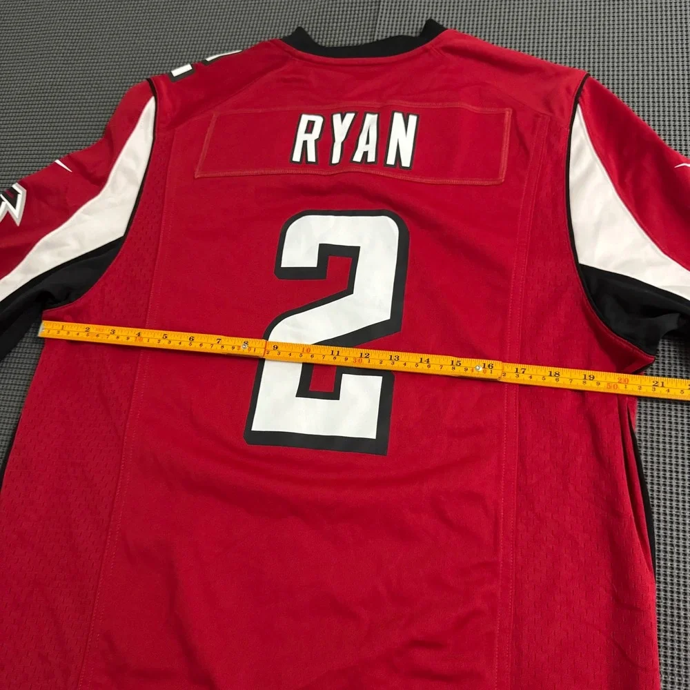 Nike NFL Atlanta Falcons Matt Ryan Super Bowl LI Jersey Red Mens Medium